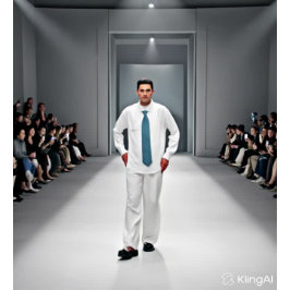 Dusty blue Custom Name Monogram Quote ネクタイ