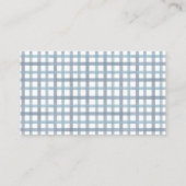 Dusty Blue Diaper Raffle Card | Baby Shower Insert エンクロージャーカード (裏面)