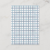Dusty Blue Display Shower Card | Unwrapped Gifts エンクロージャーカード (裏面)