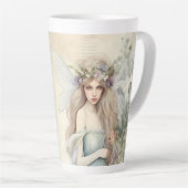 Dusty Blue Fairy (matching journal available) カフェラテマグ (右アングル)