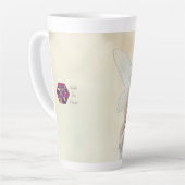 Dusty Blue Fairy (matching journal available) カフェラテマグ (左アングル)