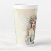 Dusty Blue Fairy (matching journal available) カフェラテマグ (正面)