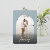 Dusty Blue Finally Getting Married & Window Photo セーブザデート (スタンド正面)