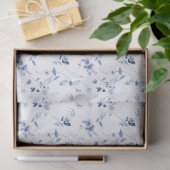 Dusty Blue Fine Art Floral Gift 薄葉紙 (ギフト)