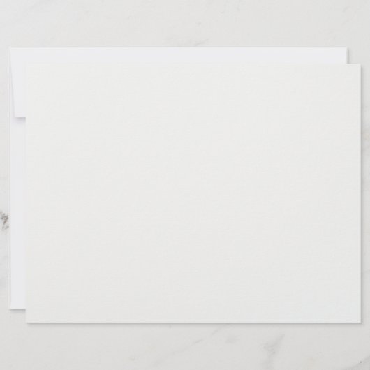 Dusty Blue Fine Art Wedding Menu Card (裏面)