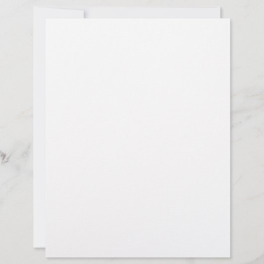 Dusty Blue Fine Art Wedding Menu Card (裏面)