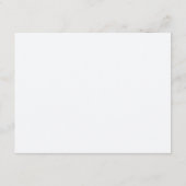 Dusty Blue Floral RSVP Card (裏面)