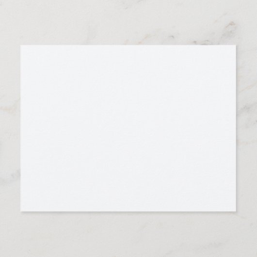 Dusty Blue Floral RSVP Card (裏面)