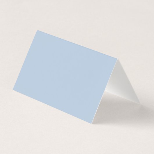 Dusty Blue Floral Wedding Folded Thank You Cards (裏面)