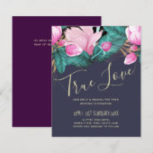 Dusty Blue Greeneryの文房具結婚予算 (正面/裏面)