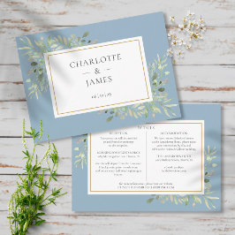 Dusty Blue Greeneryの詳細情報 エンクロージャーカード