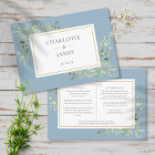 Dusty Blue Greeneryの詳細情報 エンクロージャーカード