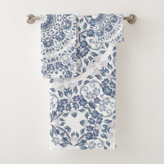 Dusty Blue Mandala バスタオルセット