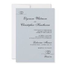 Dusty Blue Modern Chic Mix and Match Wedding