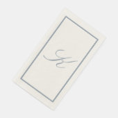 Dusty Blue Monogram Initial Wedding Bridal Shower (コーナー)