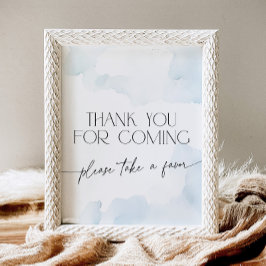 Dusty Blue On Cloud Nineの件に関するお礼を来述べる 台座サイン