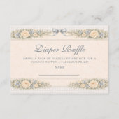 Dusty Blue Rose Arch Diapper Raffle エンクロージャーカード (正面)