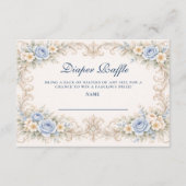 Dusty Blue Rose Baroque Diapper Raffle エンクロージャーカード (正面)