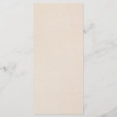 Dusty Blue Script Typography Wedding メニュー (裏面)