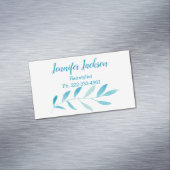 Dusty Blue Standard、3.5インチx 2.0インチ名刺 マグネット名刺 (インサイチュ)