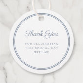 Dusty Blue Thank You Boy First Holy Communion フェイバータグ (裏面)