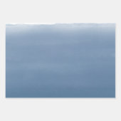 Dusty Blue Watercolor ラッピングペーパーシート (正面3)