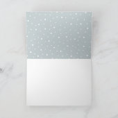 Dusty Blue Watercolor Easter Holiday Card サンキューカード (内部)