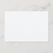 Dusty Blue Wedding Attire Card with QR Code 招待状 (裏面)