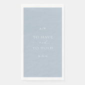 Dusty Blue Wedding – Elegant Minimal Design (正面)