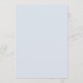 Dusty blue wedding rehearsal dinner 招待状 (裏面)