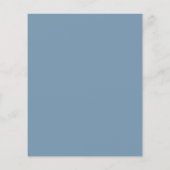  Dusty Blue Wedding Table QR Code Wedding Menu (裏面)