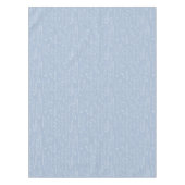 Dusty Blue Wildflower Baby Shower Tablecloth テーブルクロス (正面)