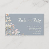 Dusty Blue Wildflower Books for Baby エンクロージャーカード (正面)