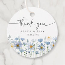 Dusty Blue Wildflower Floral Wedding