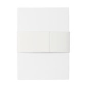 Dusty Blush Pink Floral Wedding  招待状ベリーバンド (裏面例)