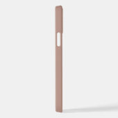 Dusty Clay Shadow Monogram initials with name iPhoneケース (右側面)