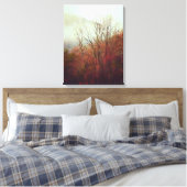 Dusty Foggy Day in Georgia キャンバスプリント (インサイチュ (寝室))