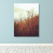 Dusty Foggy Day in Georgia キャンバスプリント (インサイチュ (ウッドフロア))