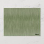 Dusty Green Shiny Elegant Sparkly Save the Date ポストカード (裏面)