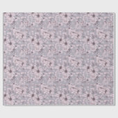 Dusty Lavender Floral ラッピングペーパー (フラット)