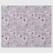 Dusty Lavender Floral ラッピングペーパー (フラット)