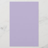 Dusty Lavender Solid Color 便箋 (正面)