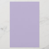 Dusty Lavender Solid Color 便箋 (裏面)