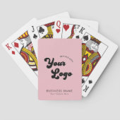 Dusty Pink カスタム Business Company 70sロゴ&文字 トランプ (裏面)