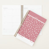Dusty Pink Feminine Minimalist Floral Planner プランナー手帳 (ディスプレー)