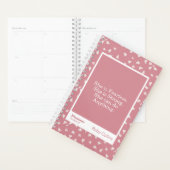 Dusty Pink Floral Block Quote | Fully Customizable プランナー手帳 (ディスプレー)