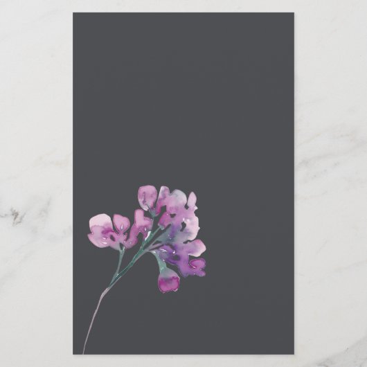 Dusty Pink Floral Game Over or Under チラシ (裏面)