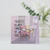 DUSTY PORCHES RESET 5.25 x 5.25カード 招待状 (スタンド正面)