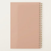 Dusty Rose 5.5x8.5 Weekly Planner プランナー手帳 (裏面)