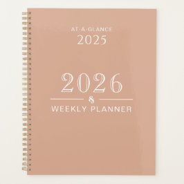 Dusty Rose 8.5 x 11 Weekly Planner プランナー手帳